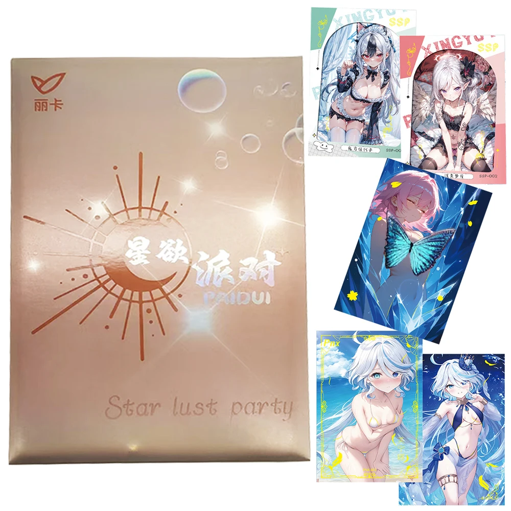 Star Lust Party Collection Card For Children Goddess Story Kafka Yae Miko Elegant And Seductive Girl Limited Game Card Kids Toys