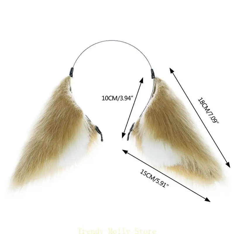 N5KB FURS FELS EAR BAIL CANTA COSPLAY PROGAMENTO CABELO HABELO DRES