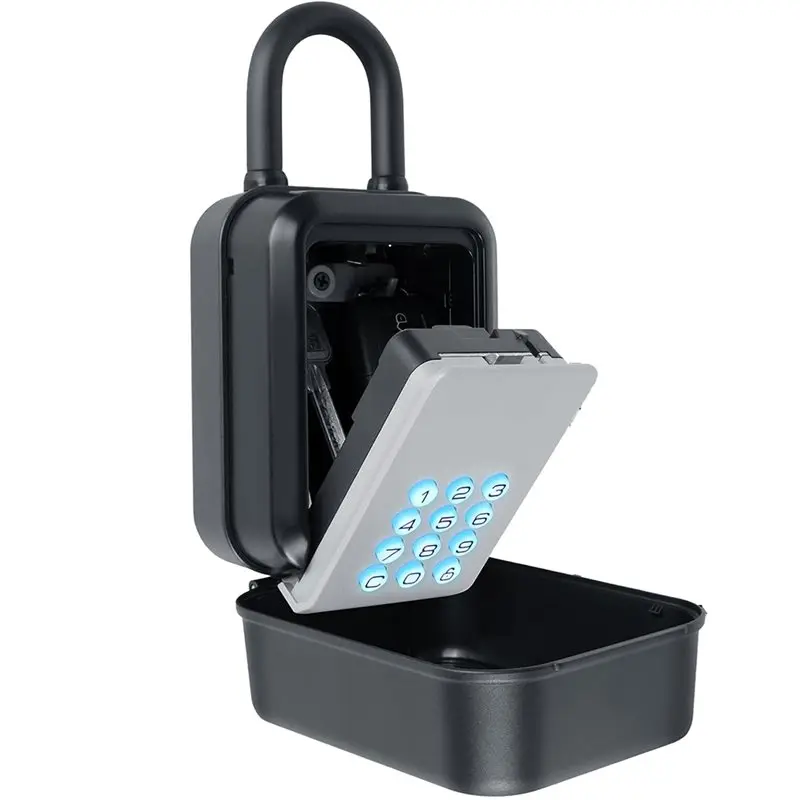 B27B Smart Key Lock Box-For Keys Indoor& Outdoor, Bluetooth& PIN Code, Unlock APP Controlled Digital For Short Access