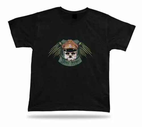 Tshirt Tee Shirt Birthday Gift Idea Bones Ranger Badge Skull Pilot War Soldier