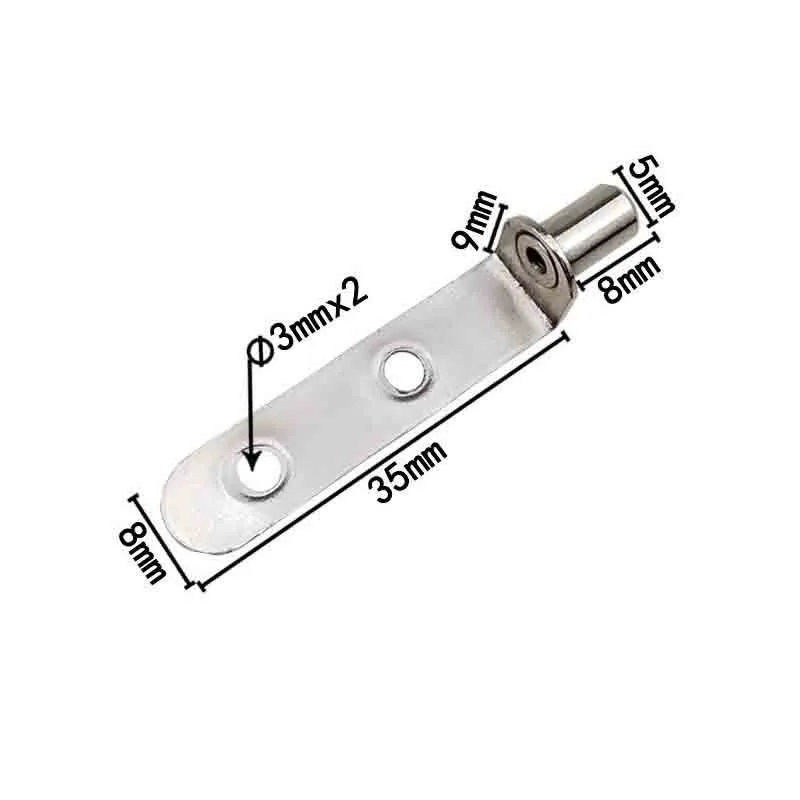 5/10Pcs Shelf Brackets Support Studs Pegs Pin Shelves Seperator Fixed Cabinet Cupboard Furniture Shelf Wall Mount Bracket Holder