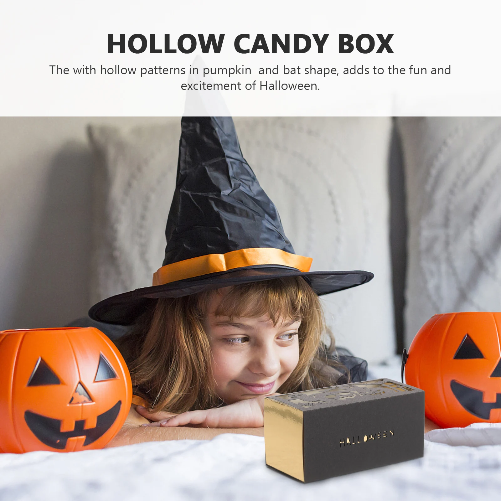 

50 Pcs Chocolate Box Hollow Out Candy Boxes Halloween Container Holder Pearl Paper for Sweets Small Treat