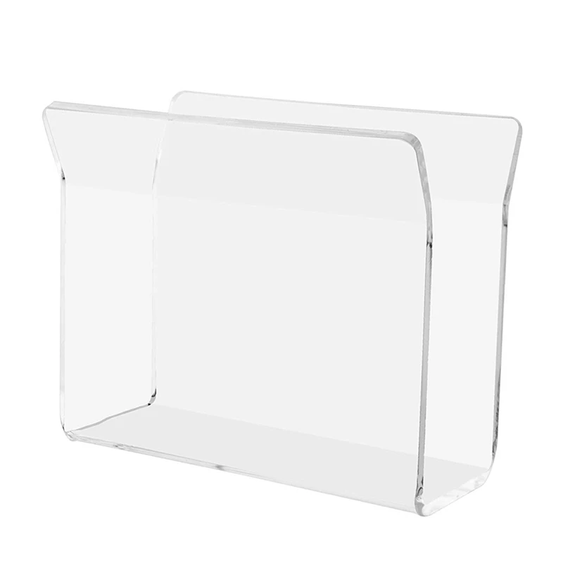 Acrylic Cocktail Napkin Holder, Clear U-Shape Tissue Dispenser Stand For Napkin Kitchen Dining Restaurant Table Decor