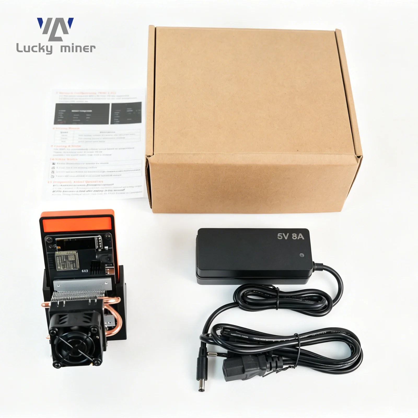 Gamma 601/602 2026 New 1.7~1.8TH/s BTC Miner | 25W Ultra Low Power SHA-256 Home Bitcoin Mining ASIC Machine