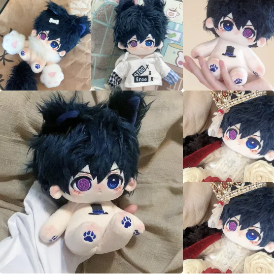 Anime Black Butler Ciel Phantomhive Plush 20cm Cotton Figures Gift Soft Kawaii Role Play Birthday Gift Halloween Collection - view 2