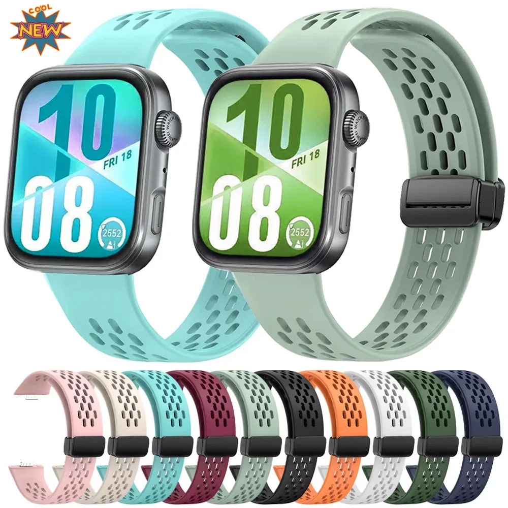 

Soft Silicone Strap For Huawei Watch Fit 3/Fit 4/Fit 4P Sports Breathable Comfortable Watchband For Huawei Watch Fit 4/4Pro Band