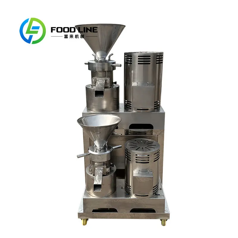 Custom Commercial Stainless Steel Fully Automatic Vegetable Mash Cutting Garlic Ginger Mincer Crusher Dry  Grinding Machine