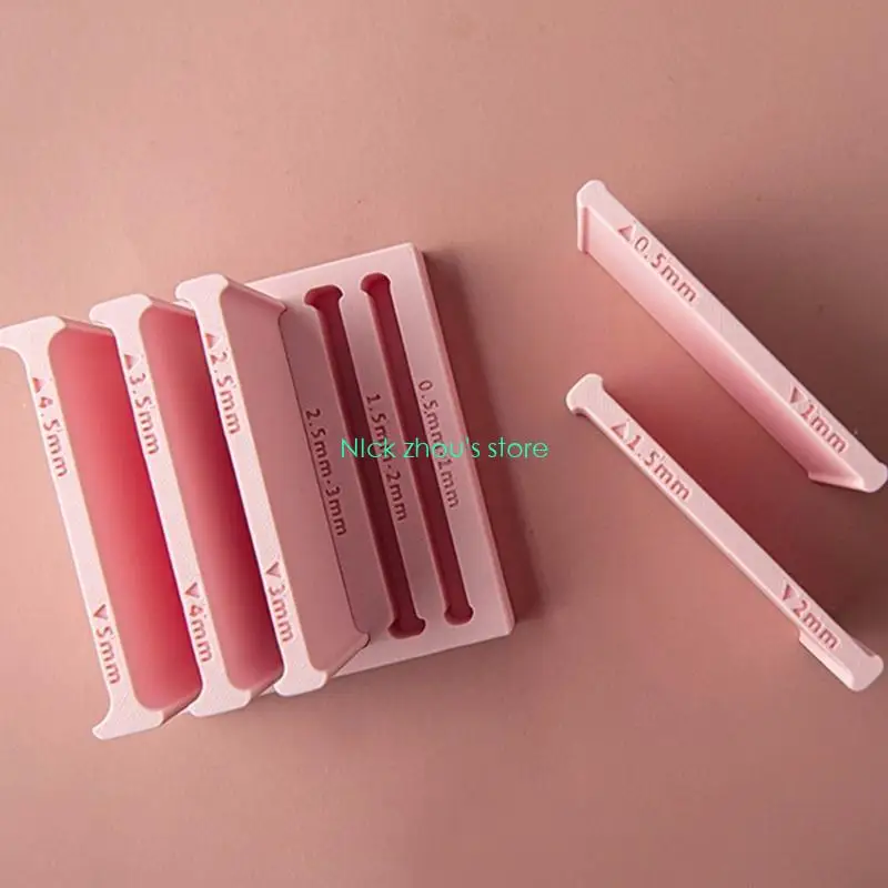 E15E Accuracy Craft Clay Leveling Mold 0.5 5mm Adjustable Plastic Base For Uniform Earring Disks Pendant Blanks And Sculpture