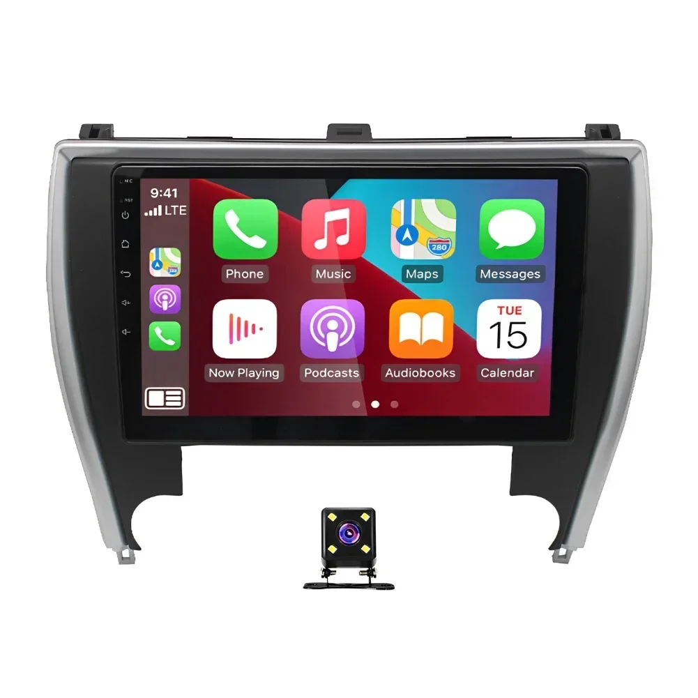 For 2015-2017 Toyota Camry Android 13 In-Car Navigation System 10-inch - Featuring with CarPlay Android Auto Functionality 2+32G