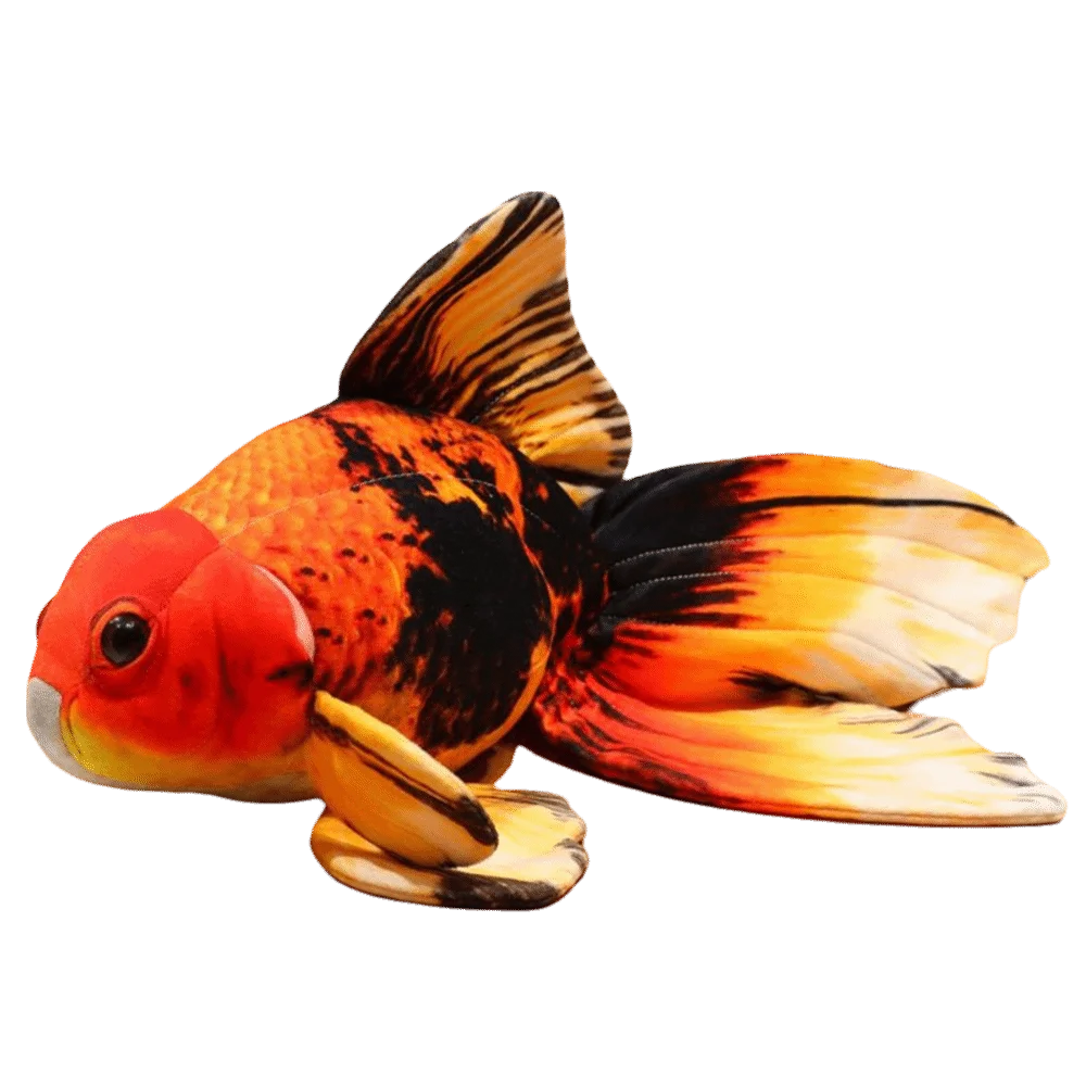 

50cm Big Size Goldfish Long Tail Design Lifelike Imitation Goldfish Cartoon Lovely Stuffed Chubby Soft Koi Animals