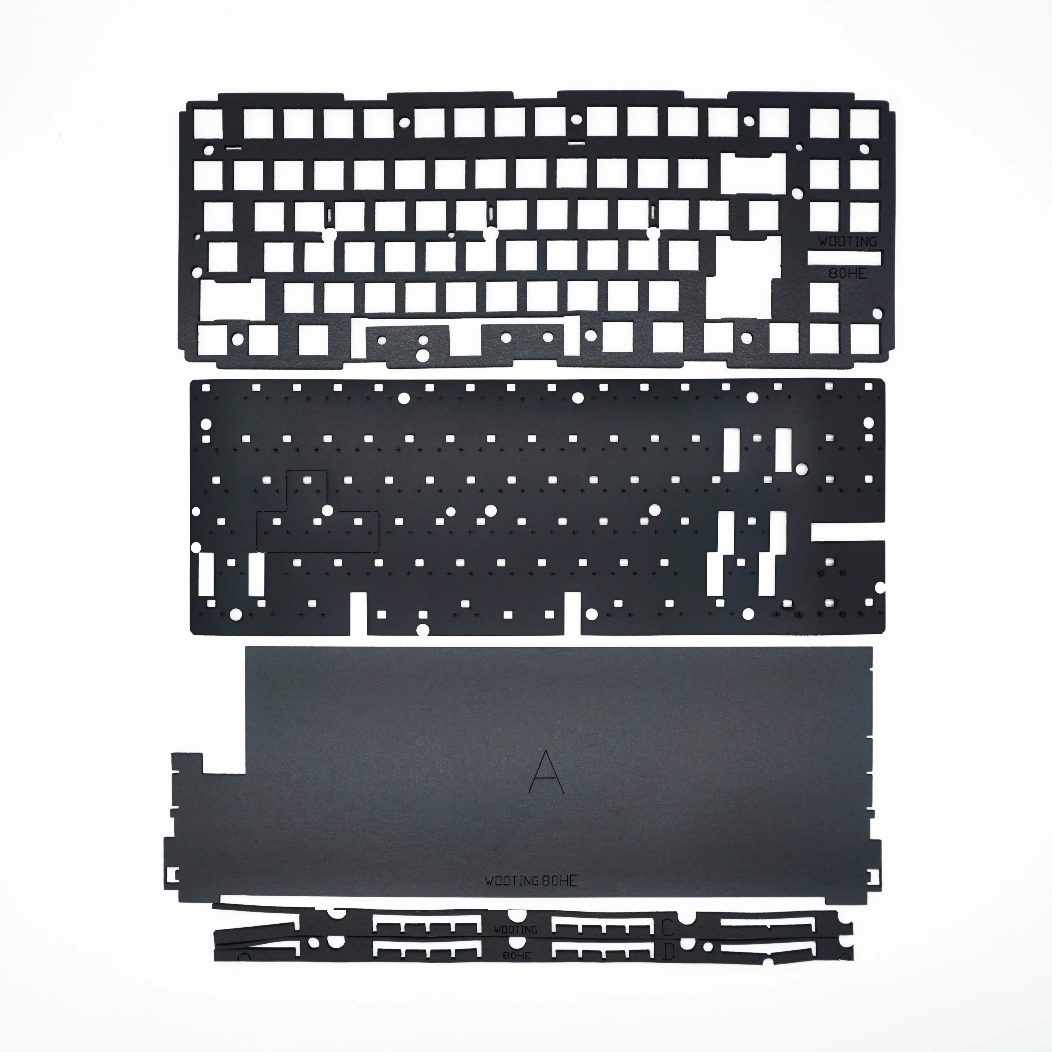 Keebox Wooting80 pianka do klawiatury płyta pakowa pianka dolna pianka przełącznik arkusz dla Wooting 80 klawiatura DIY pisanie pianka dźwiękowa — zdjęcie produktu 6