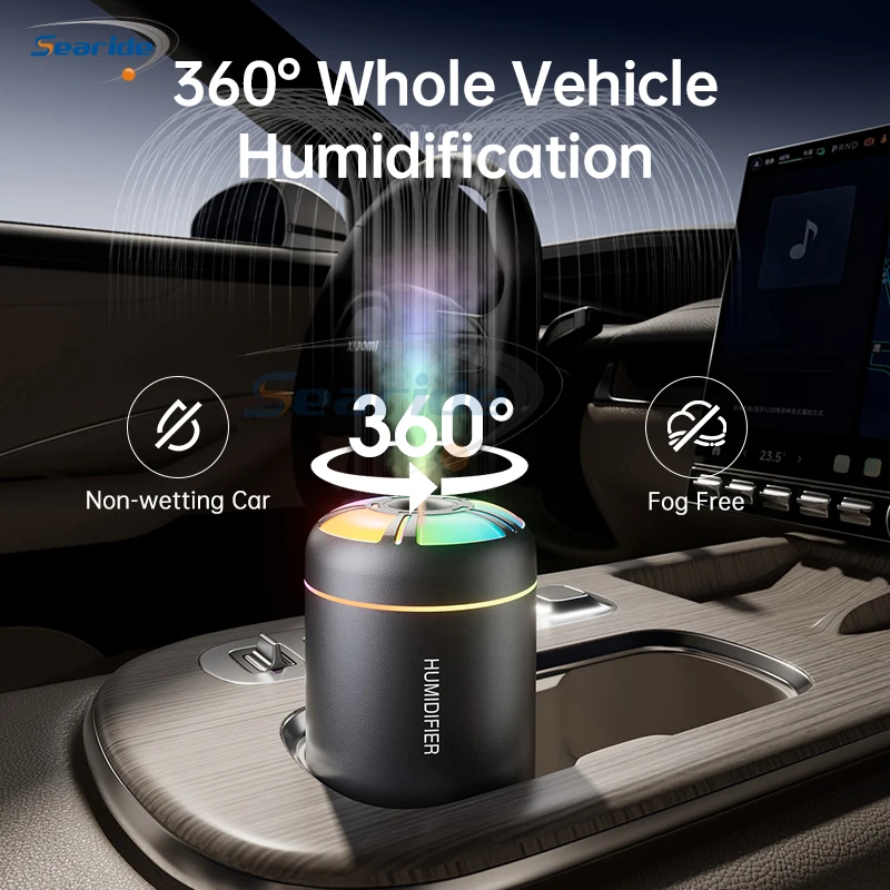 180ML Mini Air Humidifier Electric USB Aroma Diffuser Essential Oil Purifier Aromatherapy Color Lights For Car Home Bedroom