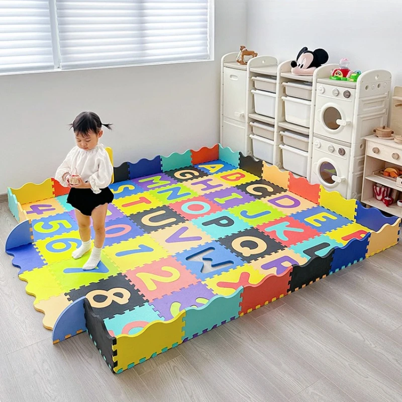 Children's foam splicing floor mat baby crawling mat baby crawling letter puzzle fence