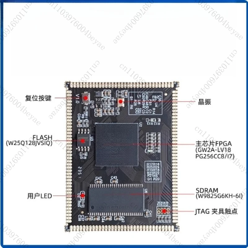 

Подходит для платы разработки GW2A18 FPGA с отверстием для штампов, основная плата промышленного класса ACGW2A18