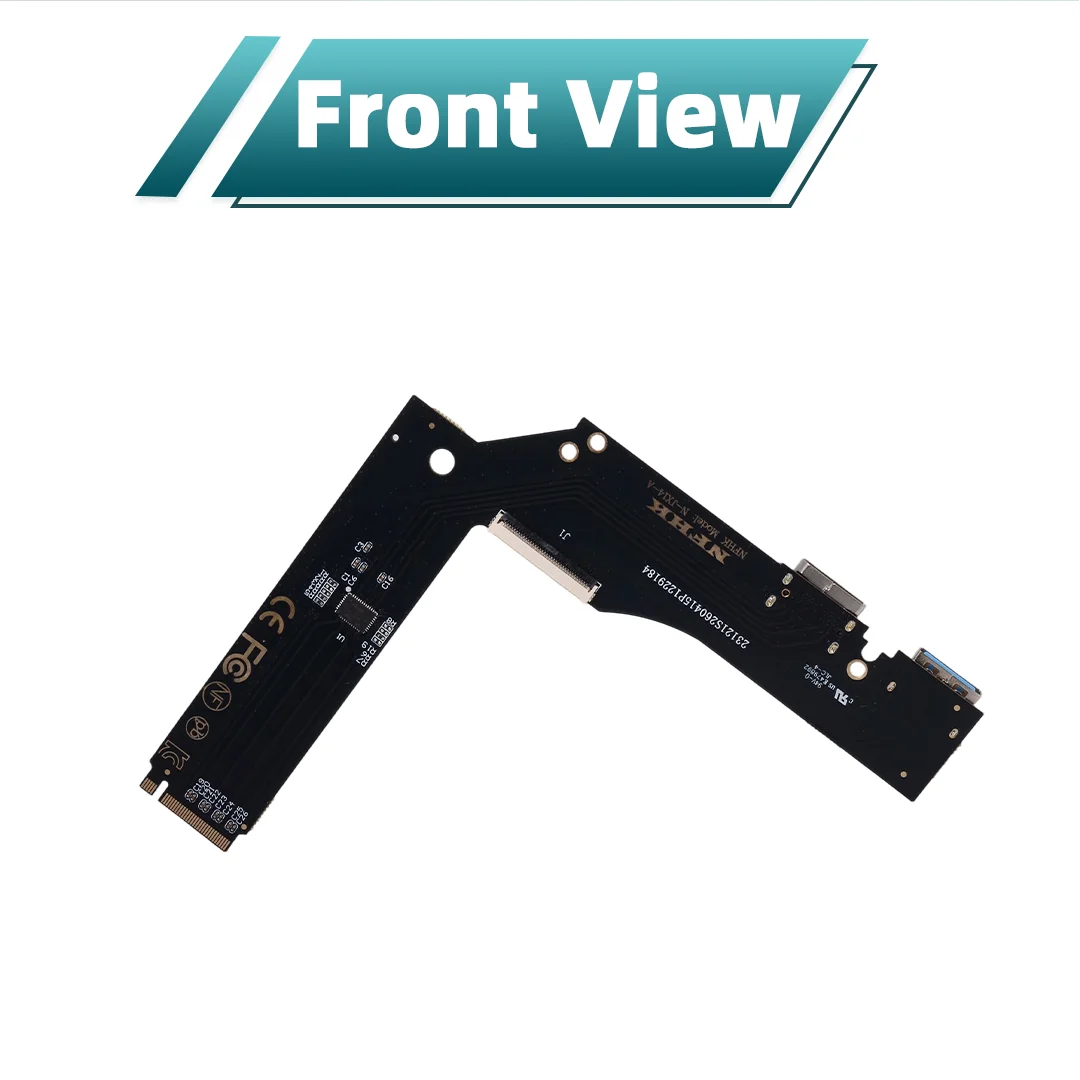 M.2 to OCuLink eGPU Adapter w/ ReDriver Chip for Mechrevo Unbounded 14X 2024/2025, No-Damage DIY Mod Board for External GPU Dock