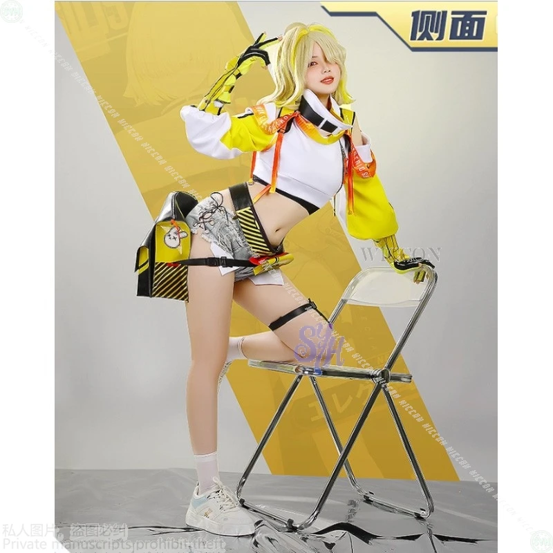 NebulaCloak Elegg Game NIKKE آلهة النصر تأثيري أنيمي معركة موحدة Y2k معطف صغير جيراي كي الفتيات هالوين كوس #5