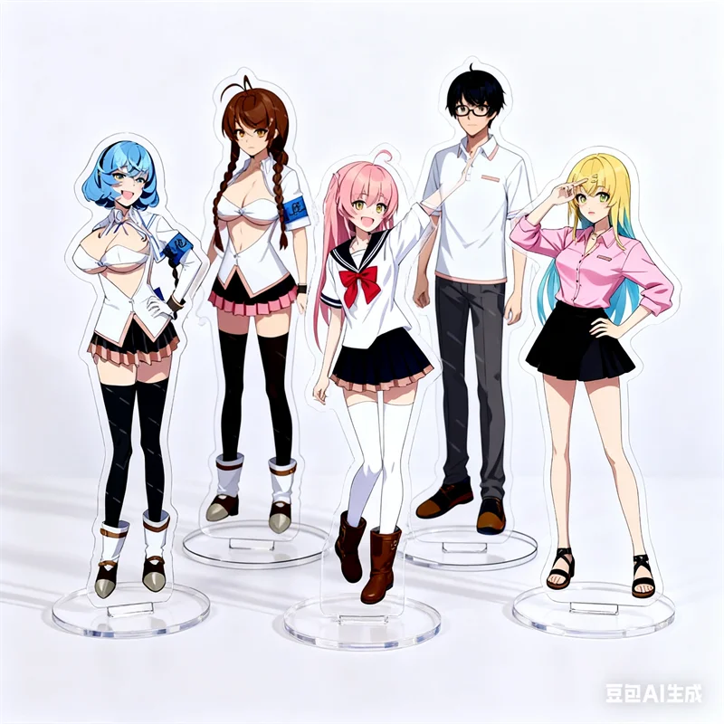 هل جزيرة يوتوبيا أو ديستوبيا الاكريليك حامل الشكل Nukitashi حامل Nanase Katagiri/Hinami Watarai لوحة تأثيري الدعامة ديكور