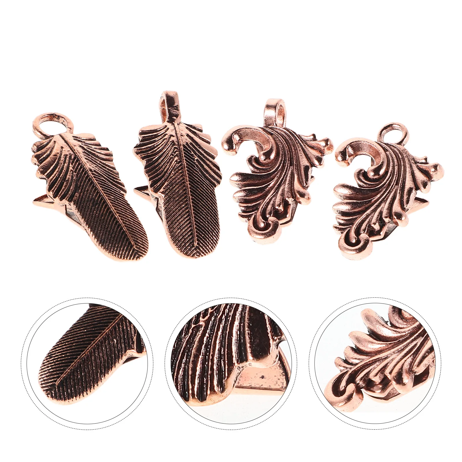 2 قطعة مقاطع فستان سبيكة خمر استخدام متعدد الاستخدامات المدمجة المحمولة الملابس والاكسسوارات للأوشحة البلوزات شالات ملابس الموضة #2