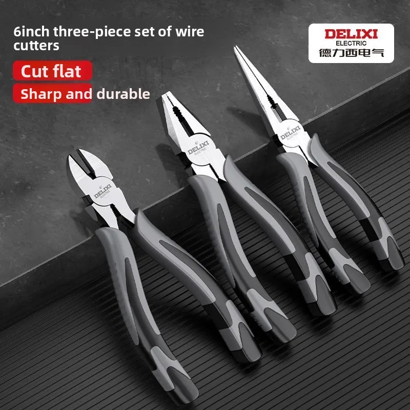 

Electric Wire Pliers Large Opening Sharp Multifunction Tool for Cutting Twisting Gripping Metal Wires Heavy Duty Industrial Tool