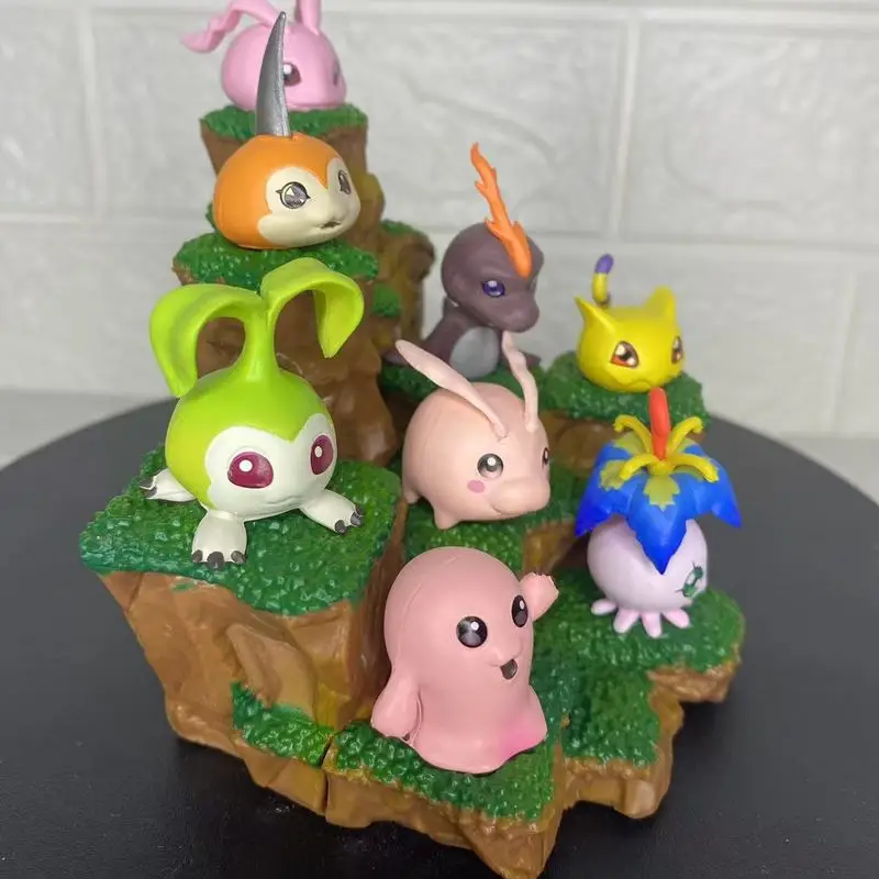 かわいいアニメデジモンアドベンチャーフィギュアピコモンガブモンコロモンモチモントコモンプロトモンアクションフィギュアPVCモデルおもちゃギフト