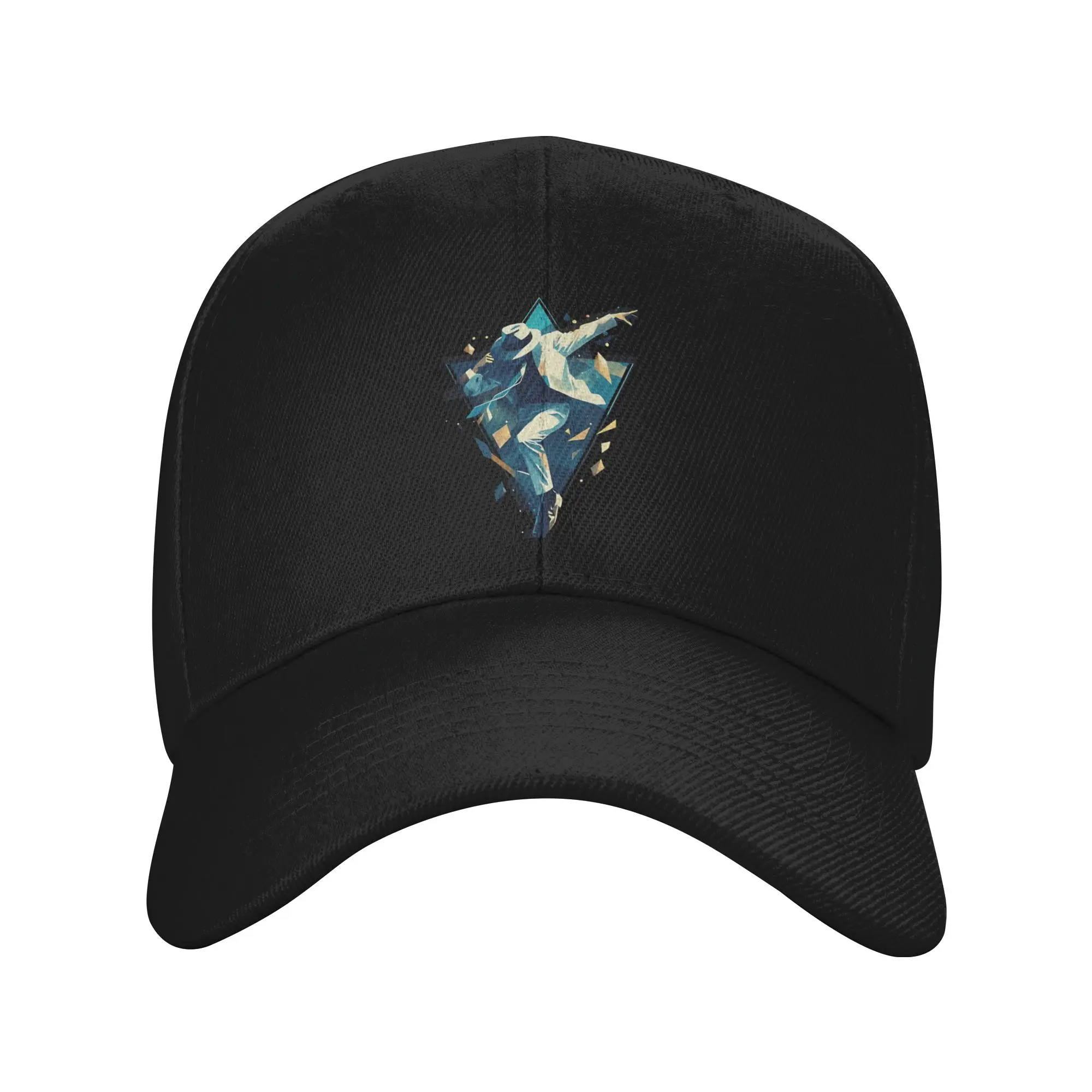 Michael Jackson Casual Baseball Cap Spring Geometric Shapes Pop Trucker Hat Sun Visor Tennis Skate Hats Men Adult Baseball Caps