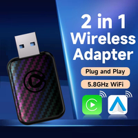 Wireless Carplay Adapter Android Auto Wireless Smart Dongle 2in1 For Volvo Benz Audi Kia Hyundai VW Mazda Cadillac MG Peugeot