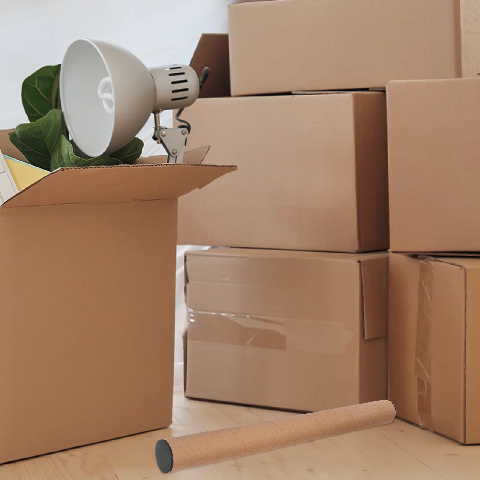 

10Pcs Reinforced Kraft Paper Mailing Tubes 40cm for Posters Artwork Documents Storage Shipping Protection Mailing Tubes Kraft