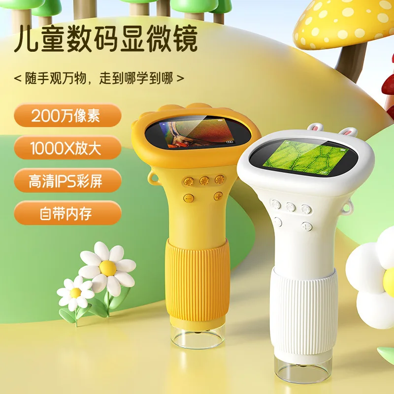 

TKPopular Microscope Children's Science Experiments, Student-Specific Electronic Optical Handheld-Power Microscope