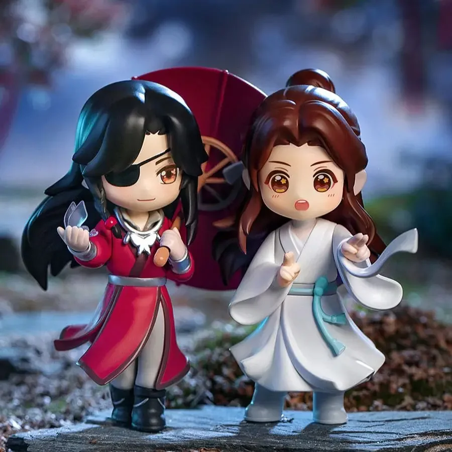 Anime Heavenly Official Blessing Figure Toy Xie Lian Hua Cheng Lucky To Meet You Series Cute Action Figures Toys Birthday Gift