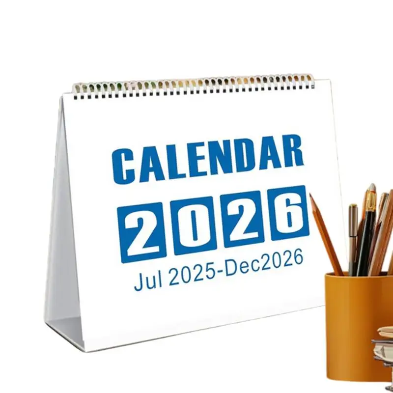 

2025 Standing Desk Calendar Small Monthly Desktop Calendar Year Of Snake July 2025 To December 2026 Paper Monthly Planner Home