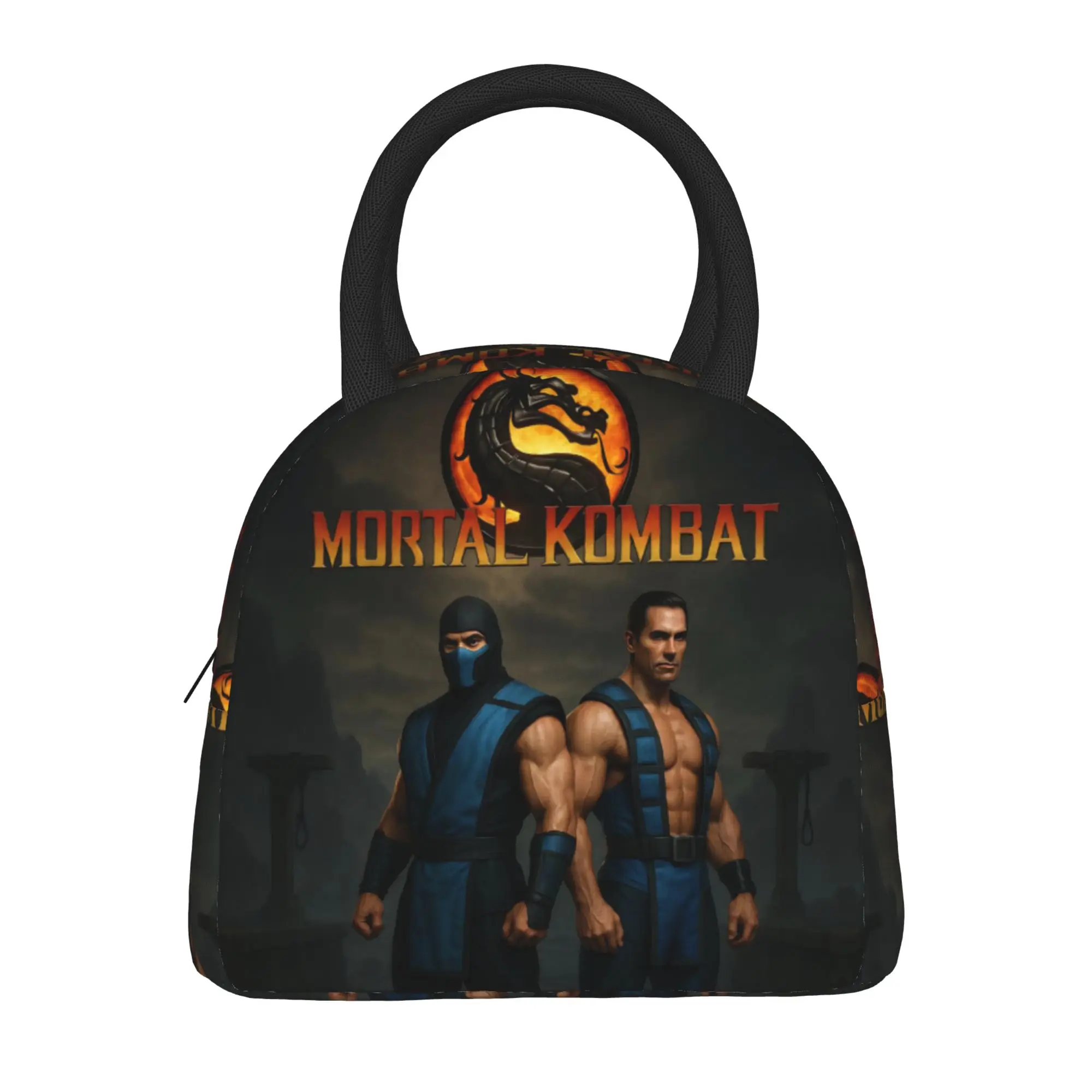 Lunch Box Mortal Kombat II Moive 2026 Produto Recipiente para almoço Harajuku Cooler Lunch Box Térmico para escola