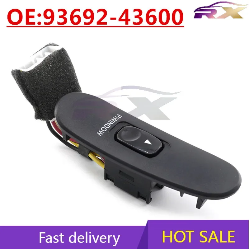 

НОВИНКА: 93692-43600 Подходит для Hyundai H-1 Van7 2000-2007 годов, одинарный переключатель стеклоподъемника с электроприводом