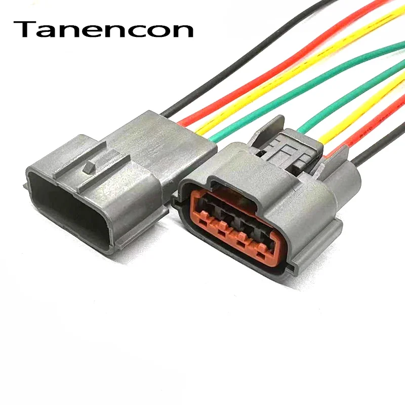 

1 Set 4 Pin 6098-0144 Male Female Gasoline Pump Plug Alternator Repair Connector Oxygen Sensor Plug For Nissan Mitsubishi