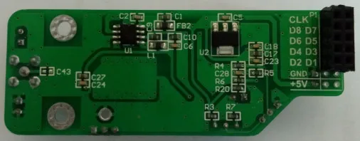 High speed DA module parallel 100M DA waveform generated FPGA AD9708  board