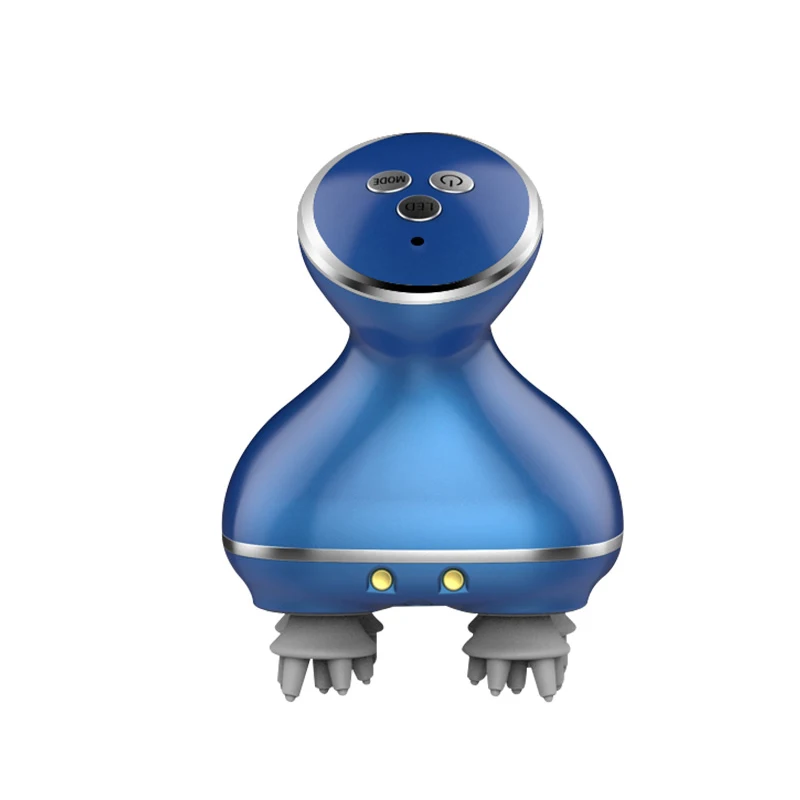 

Rechargeable Electric Smart Red Light Vibrating Octopus Head Cordless Silicone Hair Scalp Massager Machine