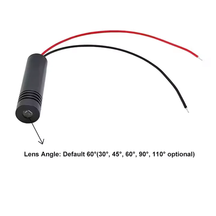 650nm 12x50 มม.สีแดง Crossline โมดูลเลเซอร์ 5/10/20/30/50/80/100 mW อุตสาหกรรม 12V 24V เสื้อผ้าตัดเตียงเลเซอร์ไดโอดโมดูล