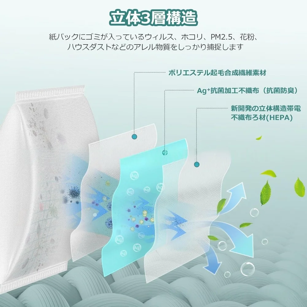 Мешки для пыли для Panasonic AMC-HC12 AMC-HC11 AMC-HC10 AMC-NC2 AMC-S2 AMC-DS2 AMC-NC5 Запчасти для робота-пылесоса