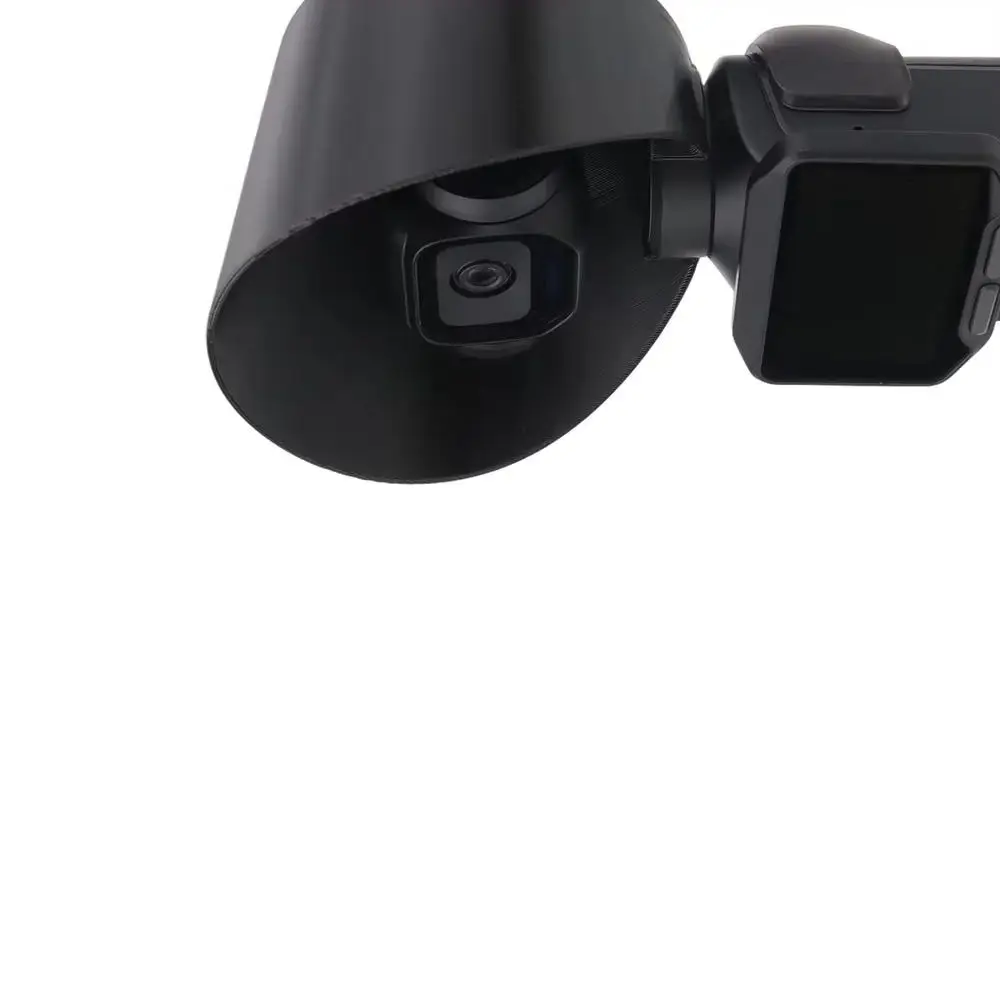 For Insta360 Luna Pro Lens Hood Sunshade Protector Anti-Glare Scratch Resistant Lightweight Quick Release Clip-On Camera