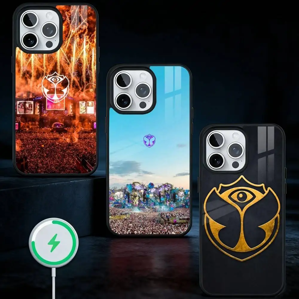 

T-Tomorrowland Phone Case For iPhone17,16,15,14,13 Plus,Pro Max Magnetic For Magsafe Wireless Charging