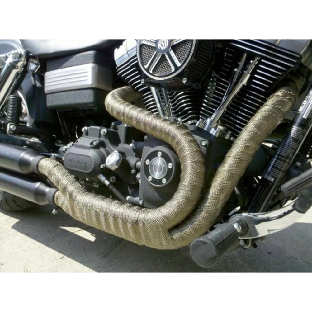 

Premium Heat Wrap Set for Cars Motorcycles with High Temperature Resistance Exhaust System Protection Universal Fit