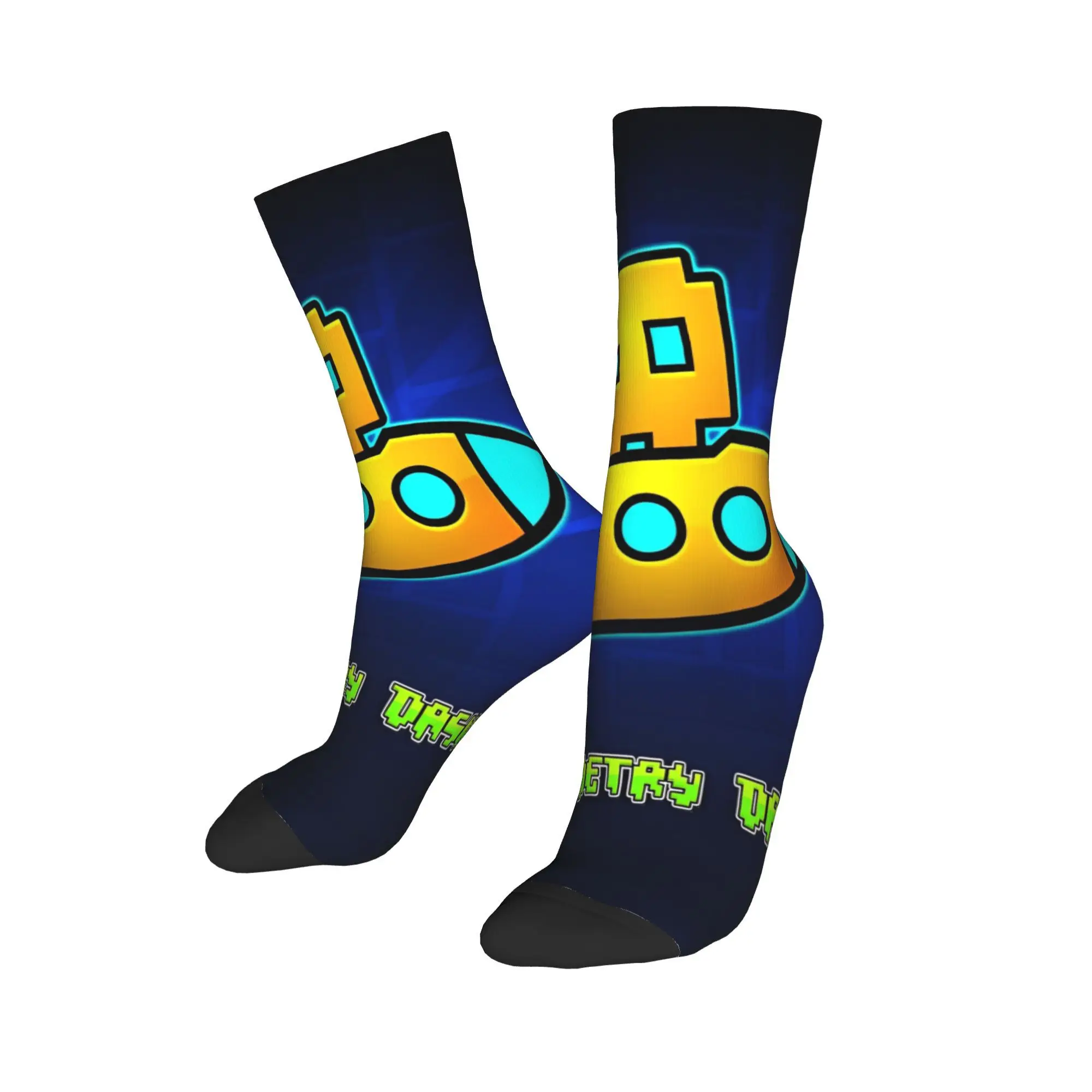 Geometry Dash Cube Game Socks Merch For Men Women  Sports Socks Super Soft Wonderful Gifts