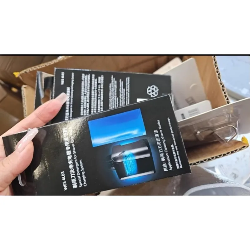 Original WES4L/WES4L03 Shaver Cleaning Solution - 3 Bags × 15ML Per Pack