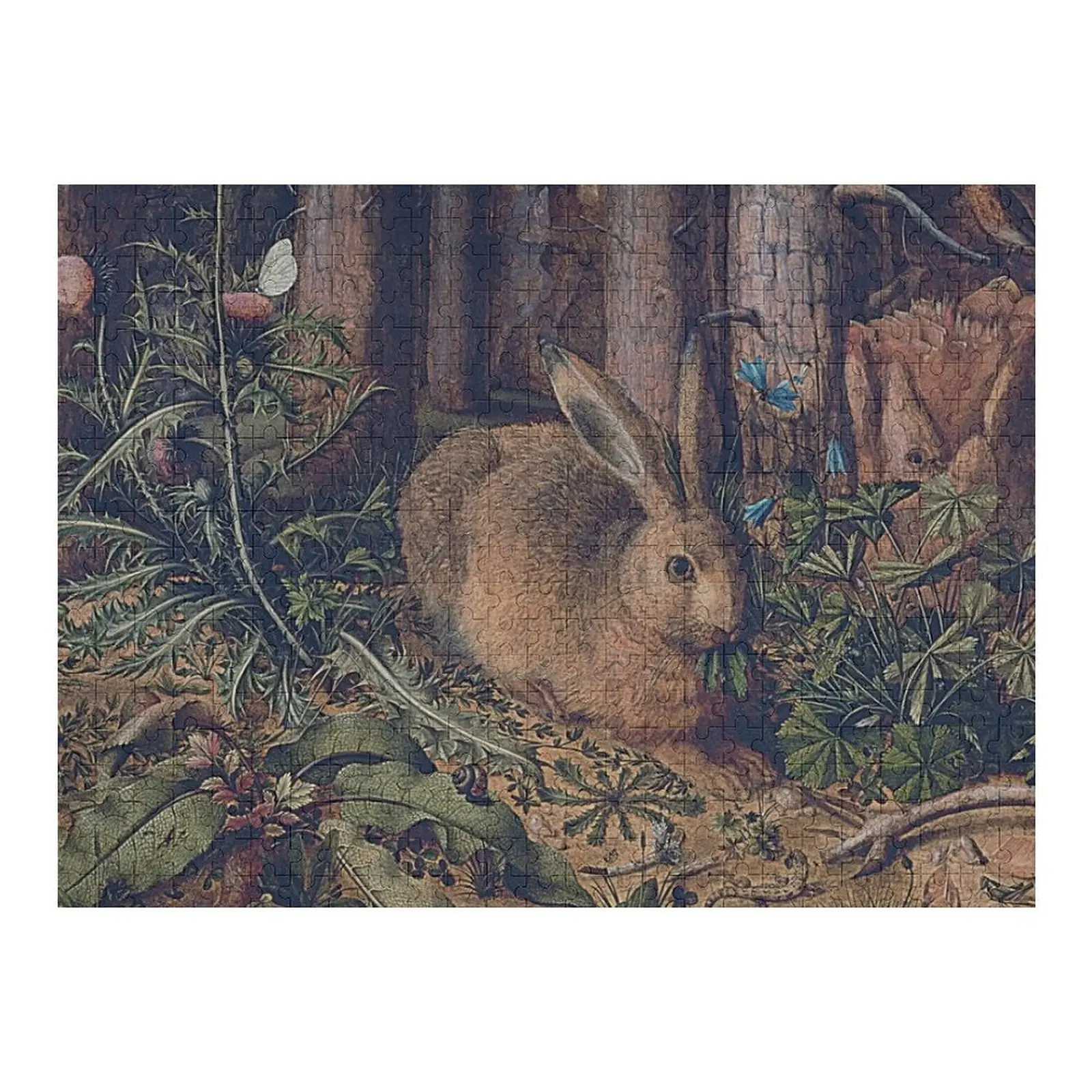 

Hare albrecht dürer art painting Jigsaw Puzzle Custom Wood Personalized Gift Married Puzzle