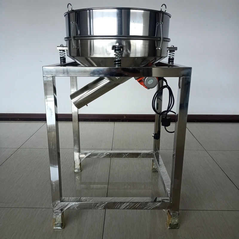 Vibrating Screen Powder Spraying Vibrating Small Electric Screen Separating Powder Machine Screening Machine Flour
