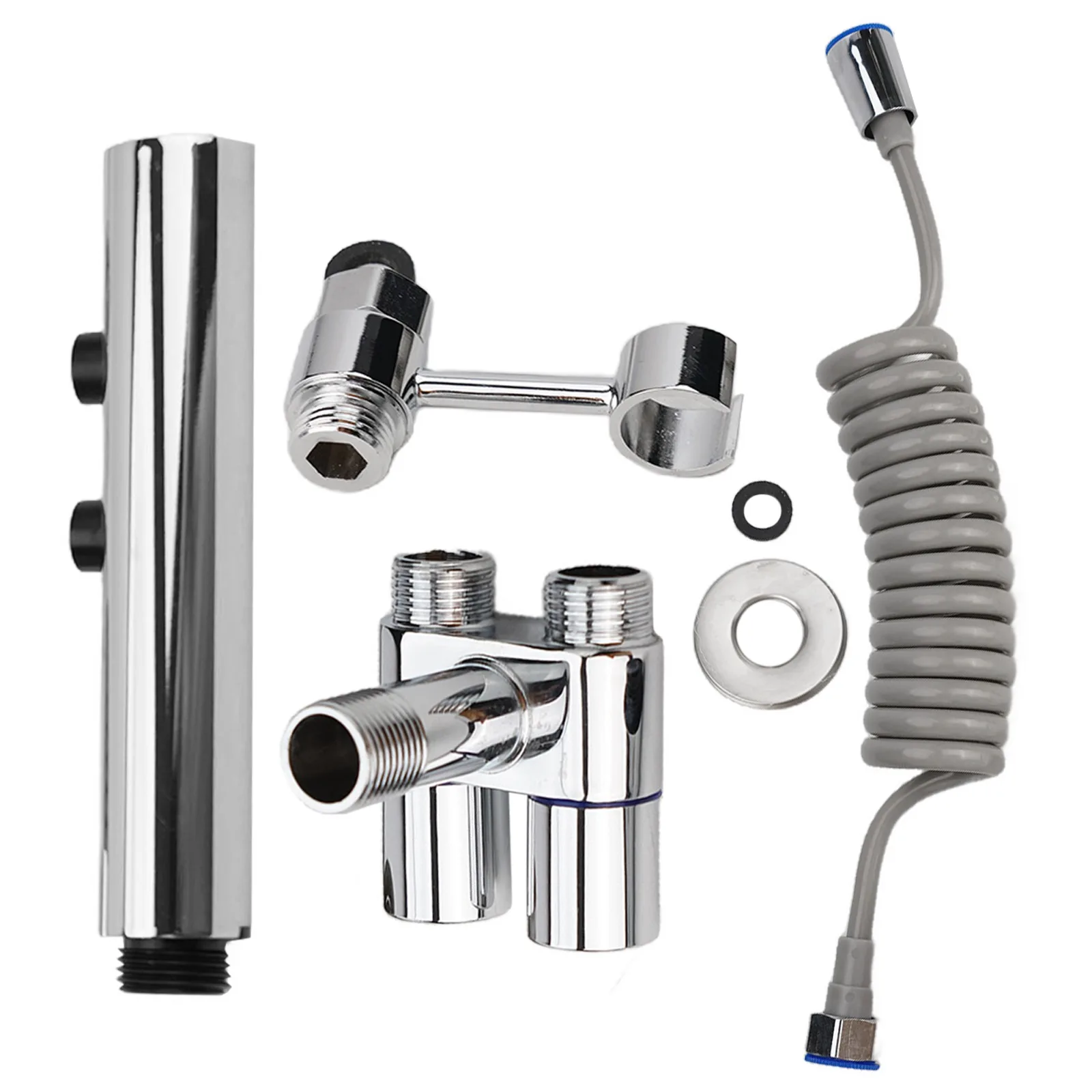 Support Bracket Toilet Spray Adjustable Angle Valve Bidets Cleaning Cleansing Expandable Feminine Flexible Hose