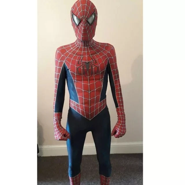 Triangle glasses Dark RaimiV8 Spiderman Costume Spandex 3D Printed Halloween Costume Cosplay Bodysuit Superhero Zentai Suits