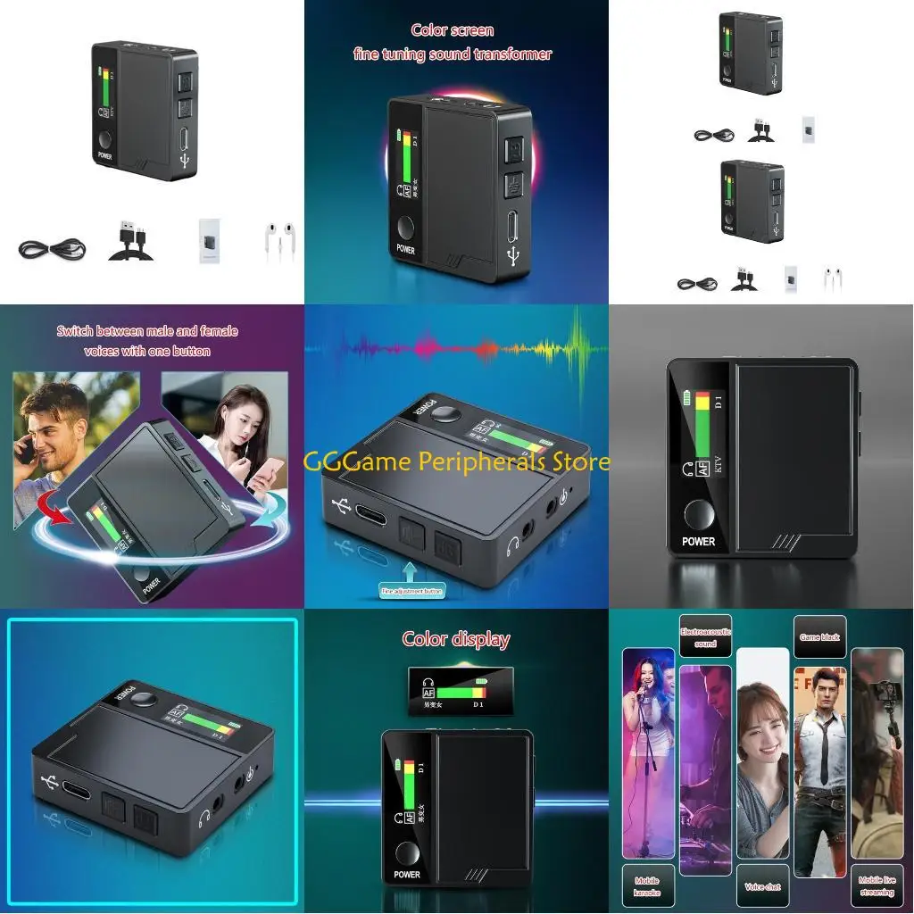 

U55B 4 Different Sound Changes For Mobile Phone Computer Tablet Game Machine Adapter