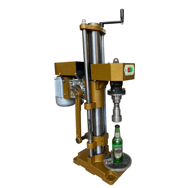 Semi-auto Handle Glass Beer Bottle Cap Pressing Sealing Capping Machinery