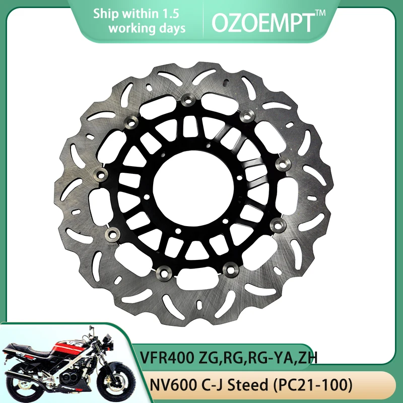 

OZOEMPT 525-45T Motorcycle Rear Sprocket Apply to VFR400 ZG,RG,RG-YA,ZH NV600 C-J Steed (PC21-100)