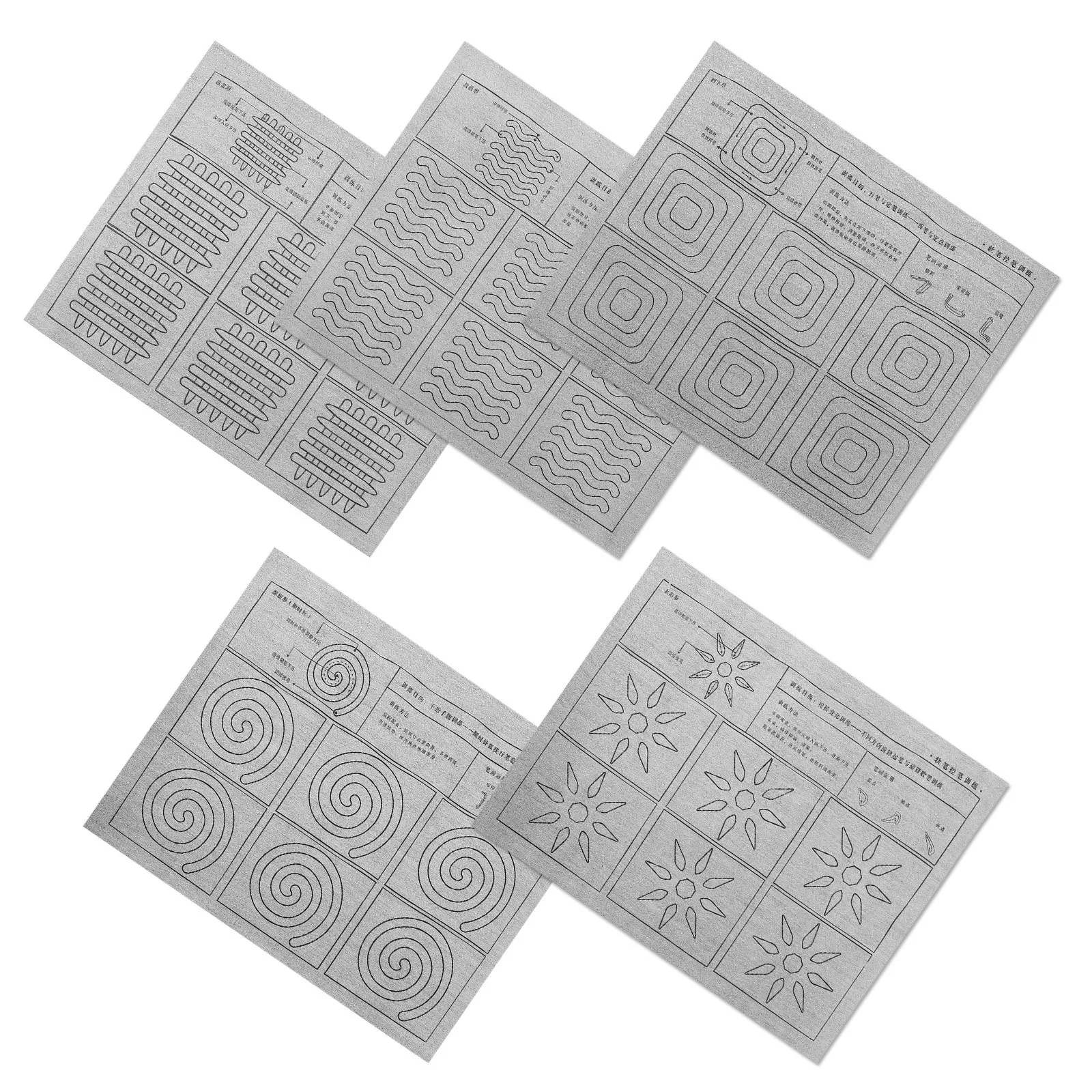 1Set Reusable Water Writing Cloth for Calligraphy Practice Thick Tracing Pad for Beginners Training School